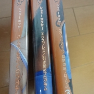 DVD3巻セット シャドーボクサー 1バーンベーシック入門プログラム 2エクスプレス引き締めプログラム 3エクストリーム脂肪燃焼プログラム  ダイエット　エクササイズ　運動　美容　痩せるの画像