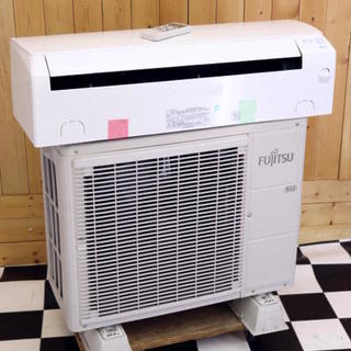 6畳用　富士通　AS-J22D-W　2014年製　美品　エアコン　禁煙　神奈川発 FUJITSU 富士通 AS-J22D-W ルームエアコン 6畳 2014年製