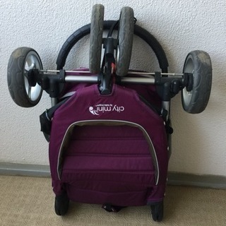 ベビーカー「baby jogger」シティミニシングル 紫カバーの画像