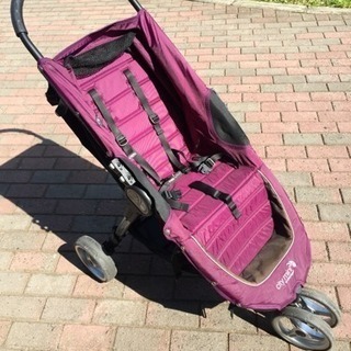 ベビーカー「baby jogger」シティミニシングル 紫カバーの画像