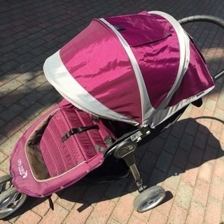 ベビーカー「baby jogger」シティミニシングル 紫カバー