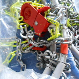 ﾀｲﾔﾁｪｰﾝ ﾛｰﾀﾞｳﾝ等 人気ｻｲｽﾞ 1度使用の中古の画像
