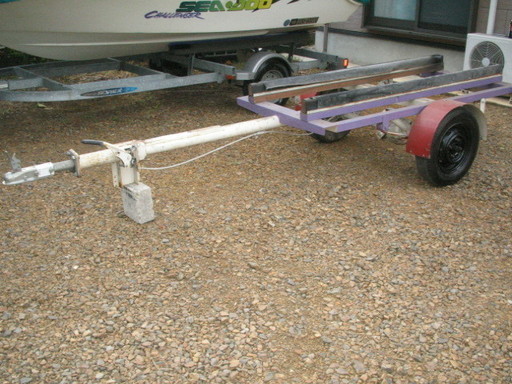 値下げしました　　トレーラー　船台　ジェットスキー　ボート　貨物　コンバイン　農業　スノーモービル