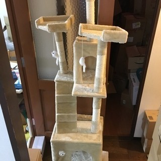 新品ネコちゃんの遊び場 キャットタワー 大型ハウス