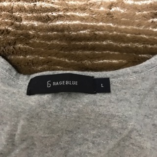 タンクトップRAGEBLUEグレイの画像