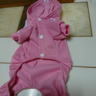 ドッグウェア グレー adidog 、パーカー 犬服 可愛い服の画像