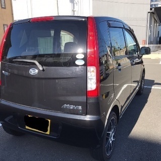 値下げ！即戦力！車検31年10月まで有  ダイハツ ムーヴ 黒 すぐ乗って帰れますの画像