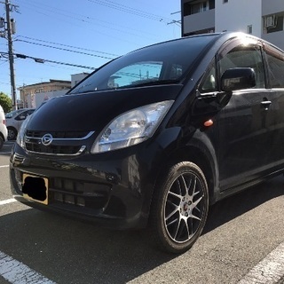 値下げ！即戦力！車検31年10月まで有  ダイハツ ムーヴ 黒 すぐ乗って帰れますの画像
