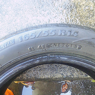 ブリヂストン エコピア 165/55R14 ５分山 １本ですの画像
