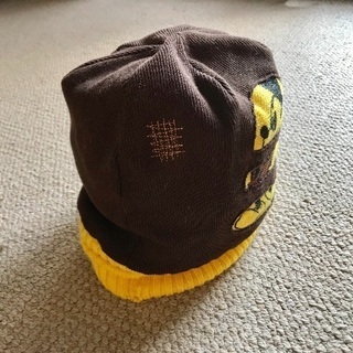 帽子⑤ ダメージデザイン ミッキーニット帽🧢の画像