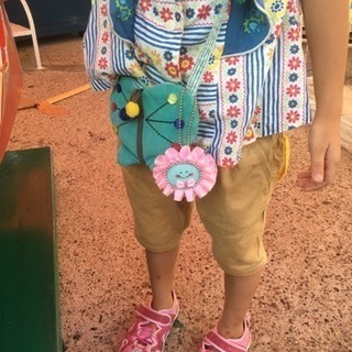 針と糸を使わない、簡単可愛いロゼット教室の画像