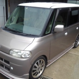 人気のタント！ピンク ローダウン アルミ ETC ナビ 車検がっつり！