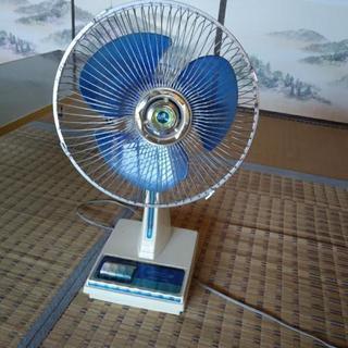 昔ながらの昭和扇風機の画像