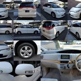 ご成約有難う御座いました。☆車検Ｈ31年2月 エスティマ アエラス　Ｇエディション １オーナー パールホワイト 両側パワスラ バックカメラ Ｐスタート スマートキー ＨＤＤナビ DVDビデオ☆の画像