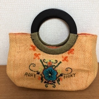 ROXY カゴ バックの画像