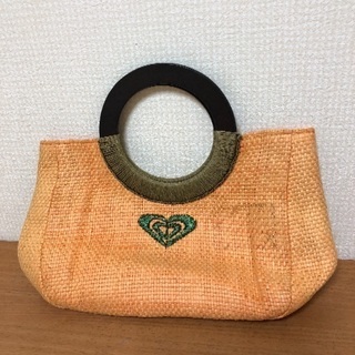 ROXY カゴ バックの画像