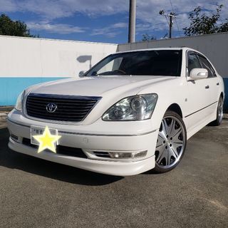 セルシオ 30 後期 eR 車検有 サンルーフ 黒革 マルチ スマートキーの画像