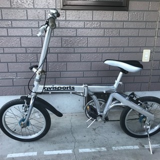 美品！折りたたみ自転車 未整備の画像
