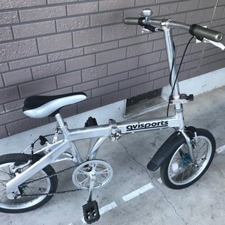 美品！折りたたみ自転車 未整備の画像