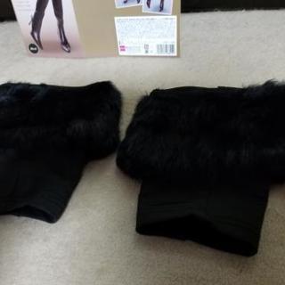★新古品　あったか美脚ブーツラビットファーの画像