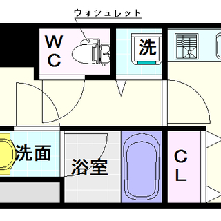 【おおきに夕陽ケ丘サニーアパートメント】1号タイプ！1ＤＫタイプ...