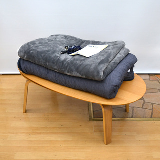  285139 無印良品 タモ材曲木脚 楕円こたつ 110cm×62cm MJ-KSS1100/N 布団おまけ