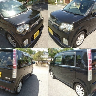 車検32/8！ムーヴ カスタム後期！綺麗！タイヤ・Ｂパッド新品！...