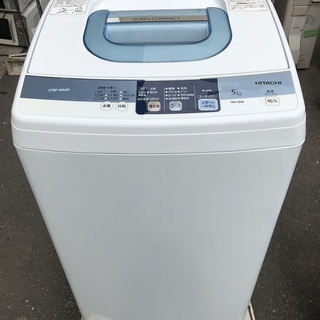 【交渉成立】5㎏洗濯機＆ガスコンロの2点セット　10km圏内の方、配送・設置無料！の画像