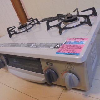 【取引終了】リンナイ　ガスコンロ　2017年製　都市ガス用　美品の画像