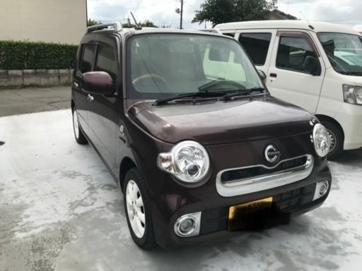 ダイハツ H26年ミラココア プラスX後期型 茶色 赤茶色 車検31年