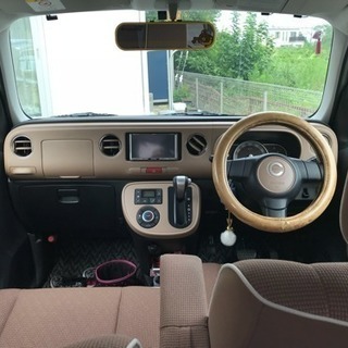 ダイハツ H26年ミラココア プラスX後期型 茶色 赤茶色 車検31年10月 HDDナビ 個人売買 タントムーブラパンワゴンRフレア NBOX エヌボックス Nワゴンの画像