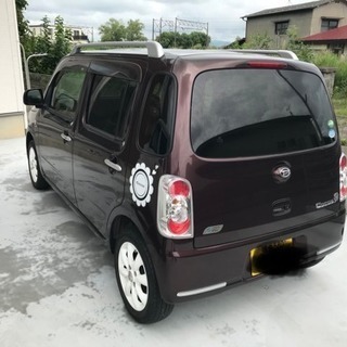 ダイハツ H26年ミラココア プラスX後期型 茶色 赤茶色 車検31年10月 HDDナビ 個人売買 タントムーブラパンワゴンRフレア NBOX エヌボックス Nワゴンの画像