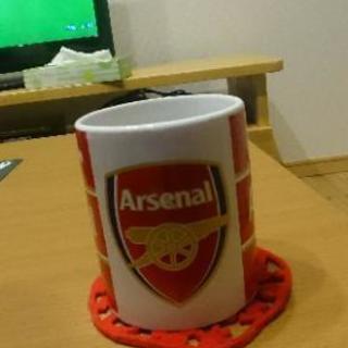 【未使用】サッカー アーセナルのマグカップ プレミアリーグの画像