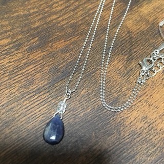【未使用・美品】サファイヤネックレス