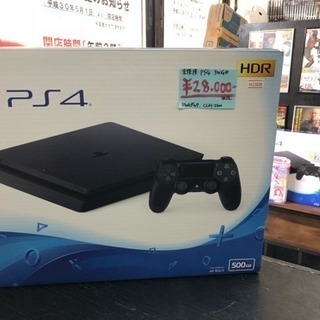 新品 未使用 PS4 500GB ジェット・ブラック