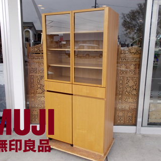 ◆無印良品のタモ材カップボード◆