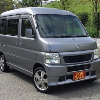 車検32年4月 ターボ付バモスホビオ カスタム ハイルーフ 希少...