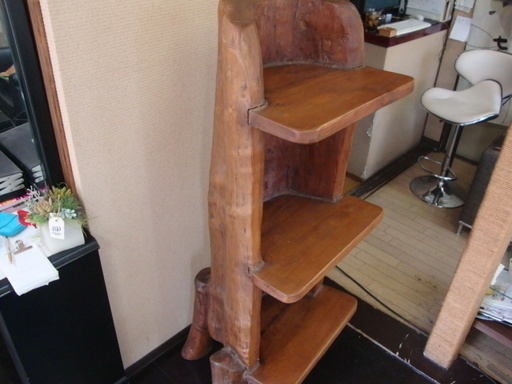 ◇アジアン家具・３段飾棚/木製品◇