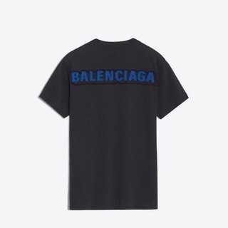 ◆BALENCIAGA バレンシアガ◆2018SS バックロゴ刺繍 LOGO Tシャツ size: S　◆BC-05-B-S◆