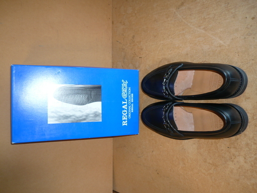 ☆リーガル REGAL HOPPERS VH11 FOOT SYSTEM vibram ビブラムソール ビジネスシューズ 24cm◆グリップ性とクッション性に優れた