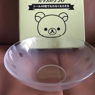 ローソン ガラスの器&スヌーピーふんわりタオルの画像