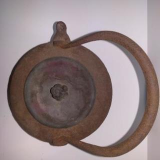 鉄瓶 骨董品の画像