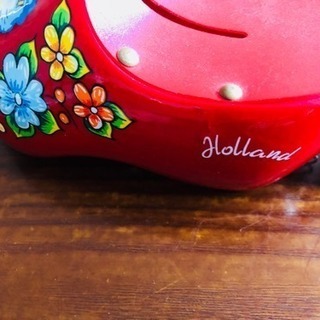 靴の貯金箱 スペイン製の画像