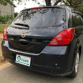 早期売却希望のため緊急値下げしまーす‼️コミコミ価格です〜ティーダ15M 車検長ーい！距離90000キロ！ブラック！の画像