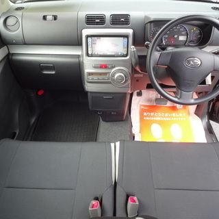 ムーブコンテカスタムX　HID　ﾅﾋﾞ/DVD/　エアロ　ベンチシート　アルミ　車検整備付の画像