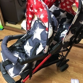 コサット 2人乗りベビーカー 年子ベビーカー