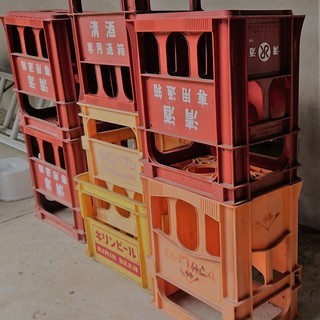  清酒コンテナボックス☆運搬用☆椅子☆机の画像