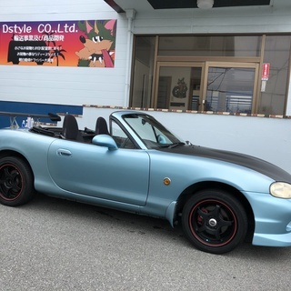 マツダ　ロードスター　オーシャンブルー　GTウィング！