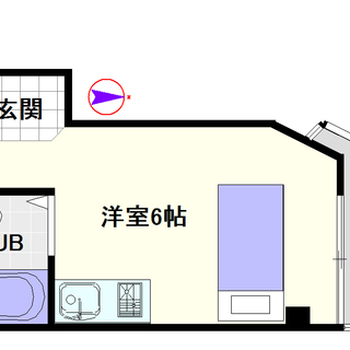 【ラフォーレ新今宮】1号タイプ！1Ｒタイプ！生活保護受給対応のお勧め賃料☆の画像