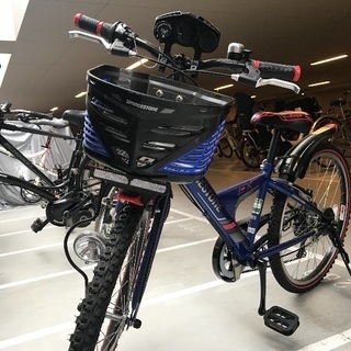 ブリヂストン 子供用自転車 EXジュニア ブルーブラック 美品 